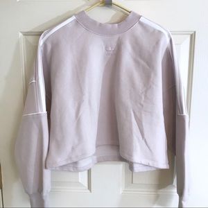 adidas winter ease cropped sweatshirt